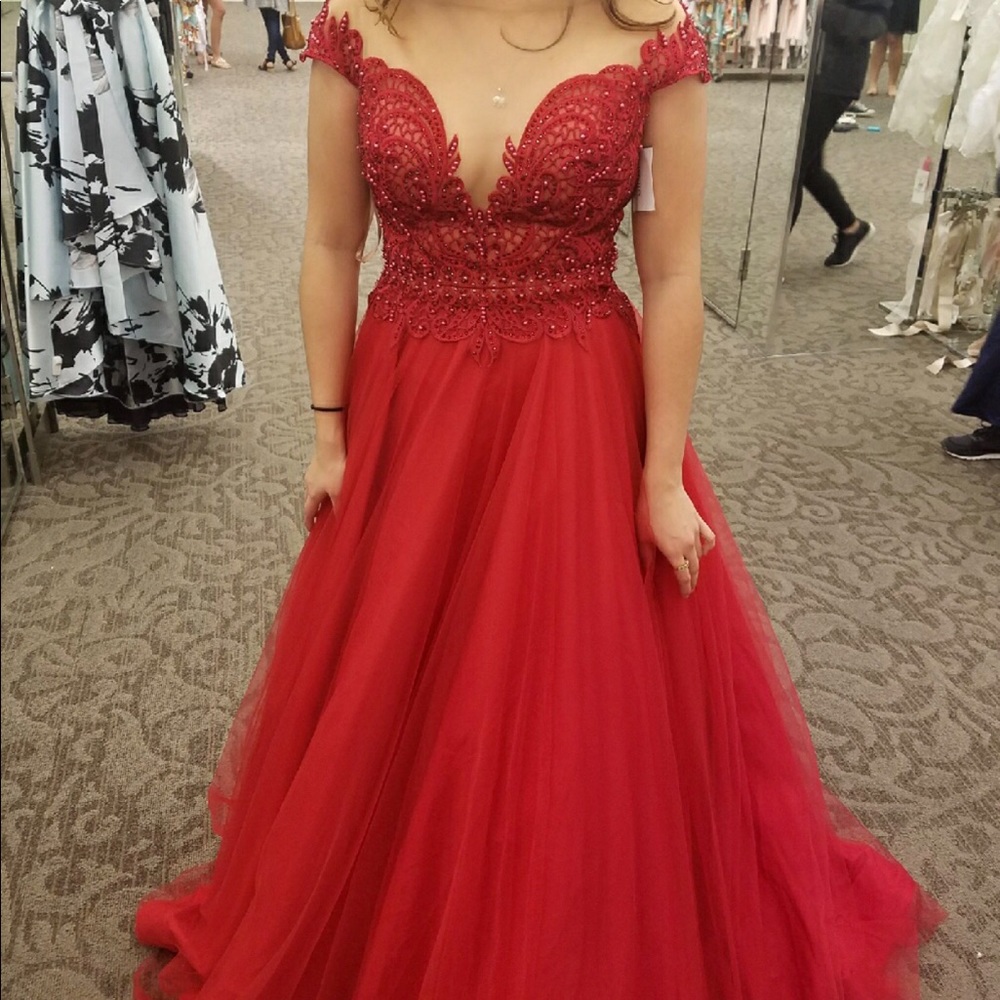 Red formal/prom dress